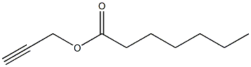 Heptanoic acid 2-propynyl ester,,结构式