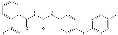 1-(2-Nitrobenzoyl)-3-[4-[(5-iodo-2-pyrimidinyl)oxy]phenyl]urea