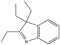 2,3,3-Triethyl-3H-indole,,结构式