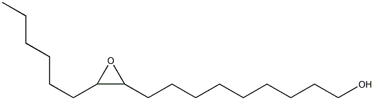 10,11-Epoxyheptadecan-1-ol,,结构式