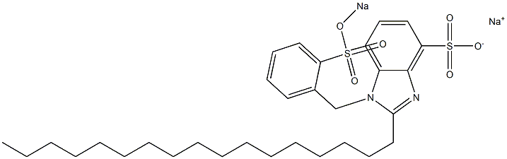  1-[2-(Sodiooxysulfonyl)benzyl]-2-heptadecyl-1H-benzimidazole-4-sulfonic acid sodium salt