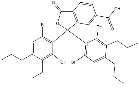 1,1-Bis(6-bromo-2-hydroxy-3,4-dipropylphenyl)-1,3-dihydro-3-oxoisobenzofuran-6-carboxylic acid