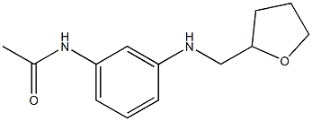 3'-[(Tetrahydrofuran-2-ylmethyl)amino]acetanilide,,结构式