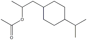 酢酸1-(p-メンタン-7-イル)エチル 化学構造式