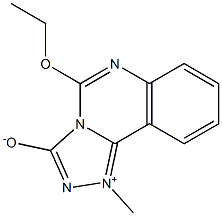 5-Ethoxy-1-methyl-1,2,4-triazolo[4,3-c]quinazolin-1-ium-3-olate 结构式