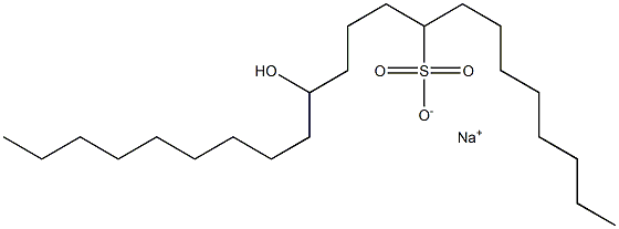 13-Hydroxydocosane-9-sulfonic acid sodium salt