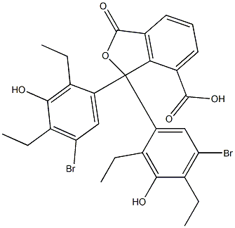 1,1-Bis(5-bromo-2,4-diethyl-3-hydroxyphenyl)-1,3-dihydro-3-oxoisobenzofuran-7-carboxylic acid