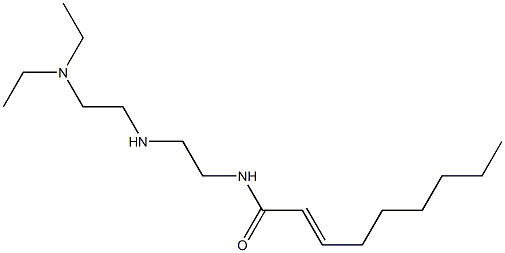 N-[2-[2-(Diethylamino)ethylamino]ethyl]-2-nonenamide Struktur