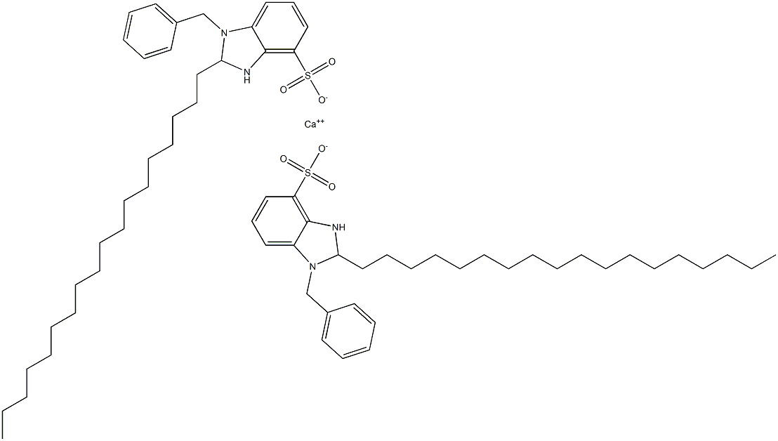 Bis(1-benzyl-2,3-dihydro-2-octadecyl-1H-benzimidazole-4-sulfonic acid)calcium salt|