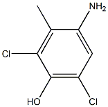 2,6-Dichloro-4-amino-m-cresol 结构式