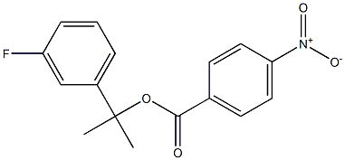 p-Nitrobenzoic acid 2-(m-fluorophenyl)propan-2-yl ester