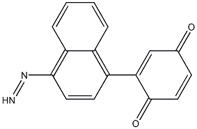 N-(4-Amino-1-naphtyl)-p-benzoquinone monoimine 结构式