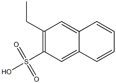 3-エチル-2-ナフタレンスルホン酸 化学構造式