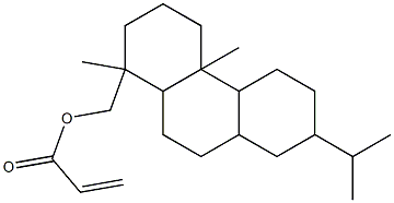 Acrylic acid 7-isopropyl-1,4a-dimethyltetradecahydrophenanthren-1-ylmethyl ester 结构式