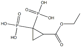 [2-(Ethoxycarbonyl)cyclopropane-1,1-diyl]bisphosphonic acid Structure