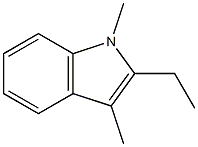 1,3-Dimethyl-2-ethyl-1H-indole 结构式