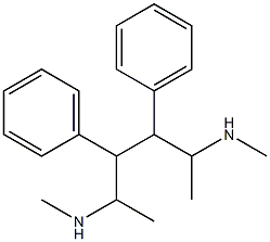 N,N'-Dimethyl-3,4-diphenyl-2,5-hexanediamine Struktur