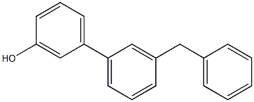 3'-Benzyl-1,1'-biphenyl-3-ol Structure