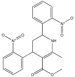 2-Methyl-4,6-bis(2-nitrophenyl)-1,4,5,6-tetrahydropyridine-3-carboxylic acid methyl ester