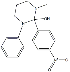 Hexahydro-1-methyl-2-(4-nitrophenyl)-3-phenylpyrimidin-2-ol|