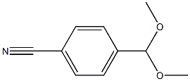 p-(Dimethoxymethyl)benzonitrile,,结构式