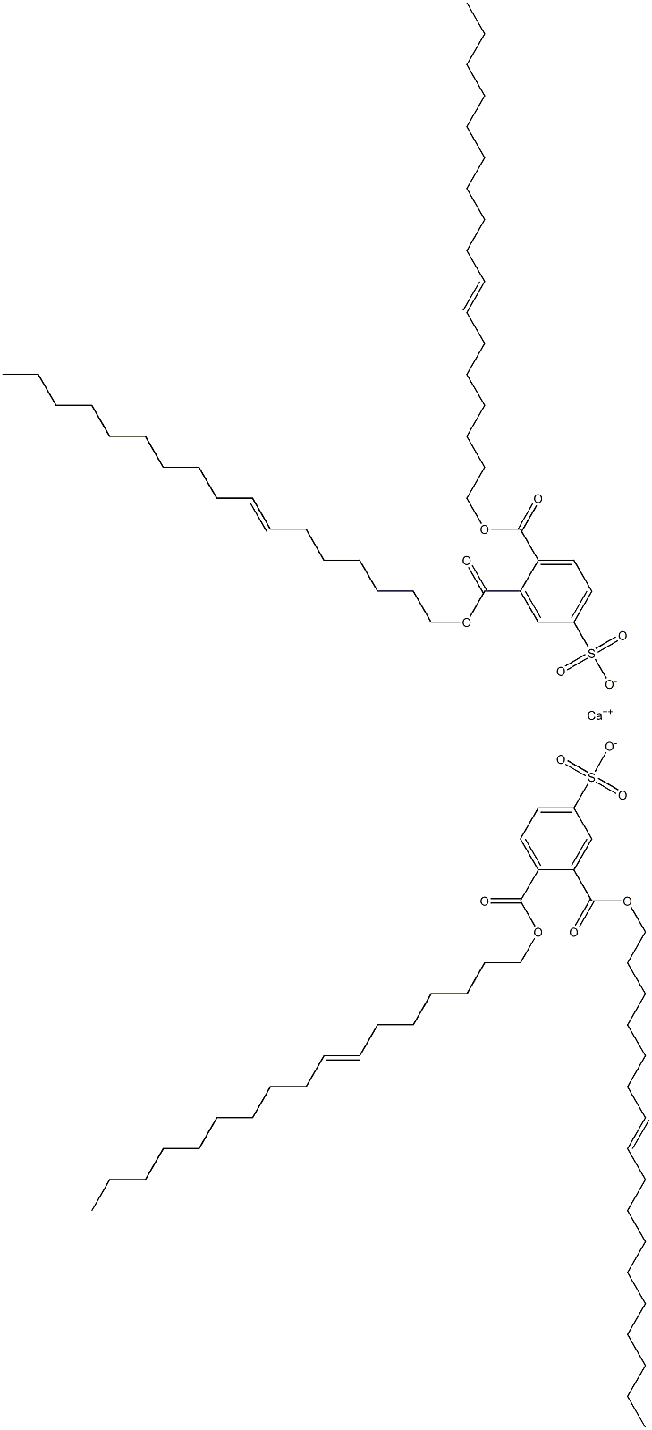 Bis[3,4-di(7-heptadecenyloxycarbonyl)benzenesulfonic acid]calcium salt|