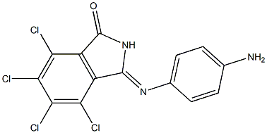  4,5,6,7-Tetrachloro-3-(4-aminophenylimino)isoindolin-1-one