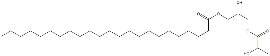  2-Hydroxypropionic acid 2-hydroxy-3-tricosanoyloxypropyl ester