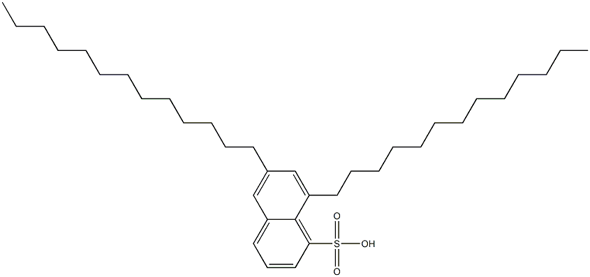 6,8-Ditridecyl-1-naphthalenesulfonic acid