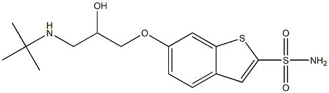 6-[3-(tert-Butylamino)-2-hydroxypropyloxy]benzo[b]thiophene-2-sulfonamide|