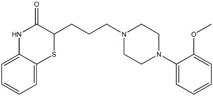  2-[3-[4-(2-Methoxyphenyl)piperazin-1-yl]propyl]-2H-1,4-benzothiazin-3(4H)-one