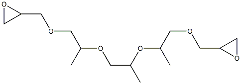 2,2'-[1,2-Propanediylbis[oxy(2,1-propanediyl)oxymethylene]]bis(oxirane) 结构式