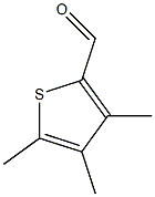 3,4,5-Trimethylthiophene-2-carbaldehyde, 78519-02-5, 结构式