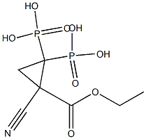  [2-(Ethoxycarbonyl)-2-cyanocyclopropane-1,1-diyl]bisphosphonic acid