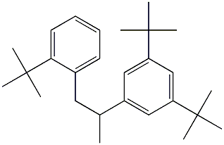 2-(3,5-Di-tert-butylphenyl)-1-(2-tert-butylphenyl)propane Structure