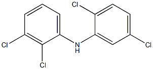 2,3-Dichlorophenyl 2,5-dichlorophenylamine,,结构式