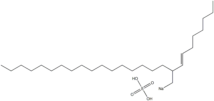  Sulfuric acid 2-(1-octenyl)nonadecyl=sodium ester salt