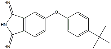 5-(p-tert-Butylphenoxy)-1,3-diiminoisoindoline Structure