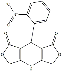  4,5,7,8-Tetrahydro-8-(2-nitrophenyl)-1H,3H-difuro[3,4-b:3',4'-e]pyridine-1,7-dione