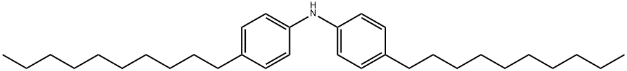 Bis(4-decylphenyl)amine Structure