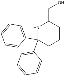 6,6-Diphenylpiperidine-2-methanol Structure