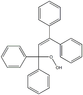1,1,3,3-Tetraphenyl-1-hydroperoxy-2-propene Struktur