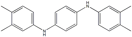 N,N'-Bis(3,4-dimethylphenyl)-p-phenylenediamine Structure