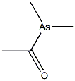 アセチルジメチルアルシン 化学構造式