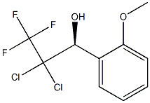 (1S)-1-(2-Methoxyphenyl)-2,2-dichloro-3,3,3-trifluoropropan-1-ol,,结构式