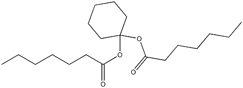 Diheptanoic acid 1,1-cyclohexanediyl ester