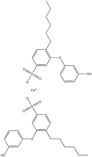 Bis(3'-hydroxy-6-hexyl[oxybisbenzene]-3-sulfonic acid)calcium salt|