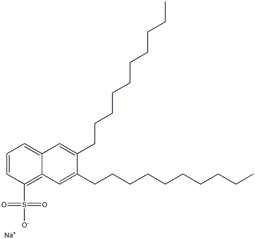 6,7-Didecyl-1-naphthalenesulfonic acid sodium salt