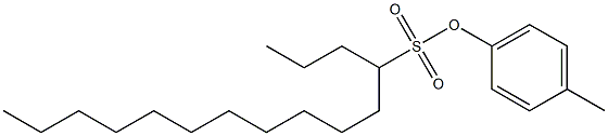 4-ペンタデカンスルホン酸4-メチルフェニル 化学構造式