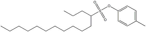 4-Pentadecanesulfonic acid 4-methylphenyl ester|